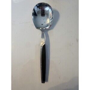 Mar-Crest Stainless Japan Atomic Starburst 8” Serving Spoon Vintage